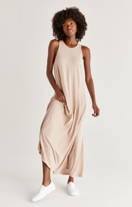 Varley TriBlend Midi Dress in Frappe