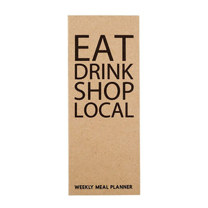 Eat Drink Shop Local Shopping List Pad