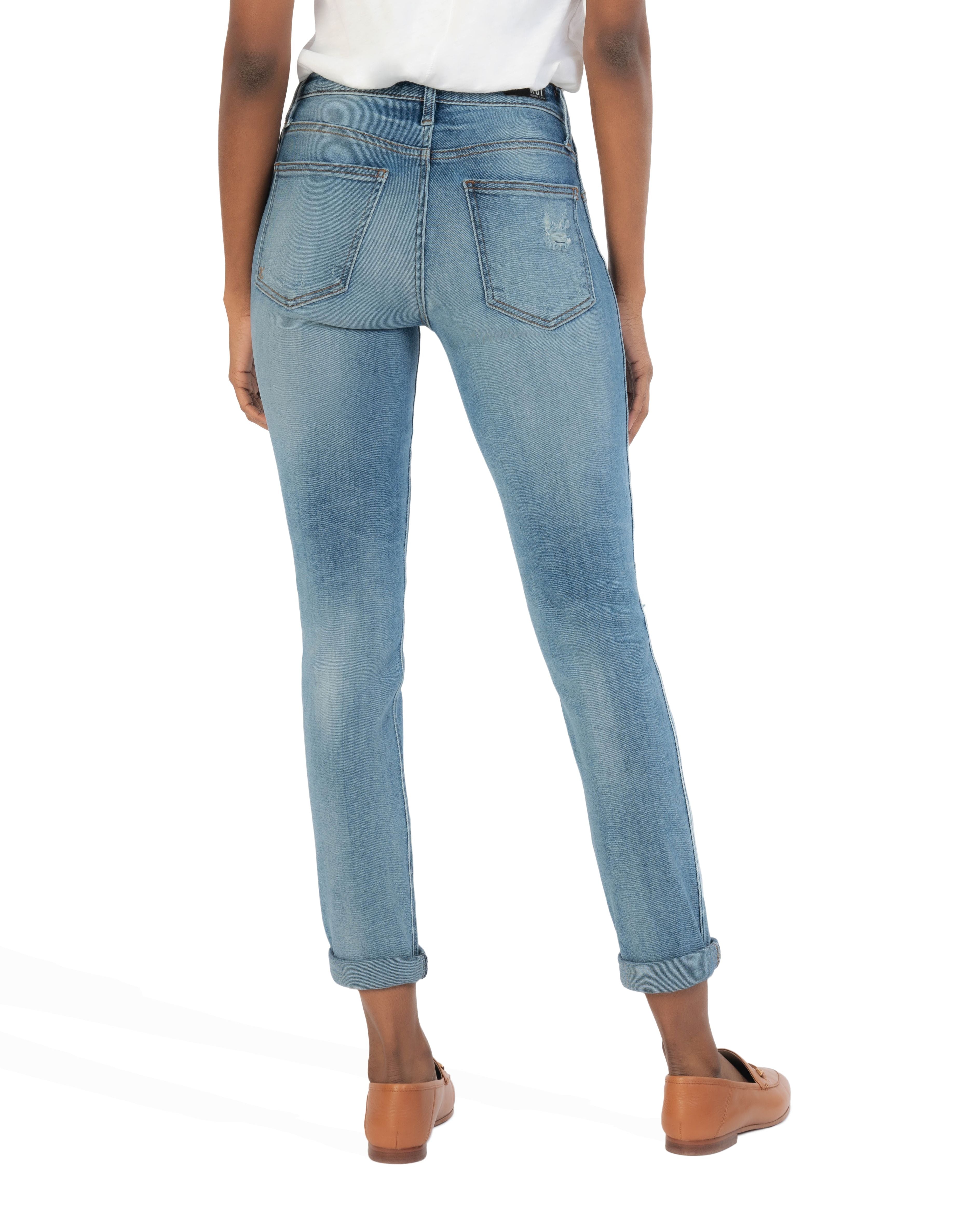 Rachael High Rise Fab Ab Mom Jean (Intuitive Wash)