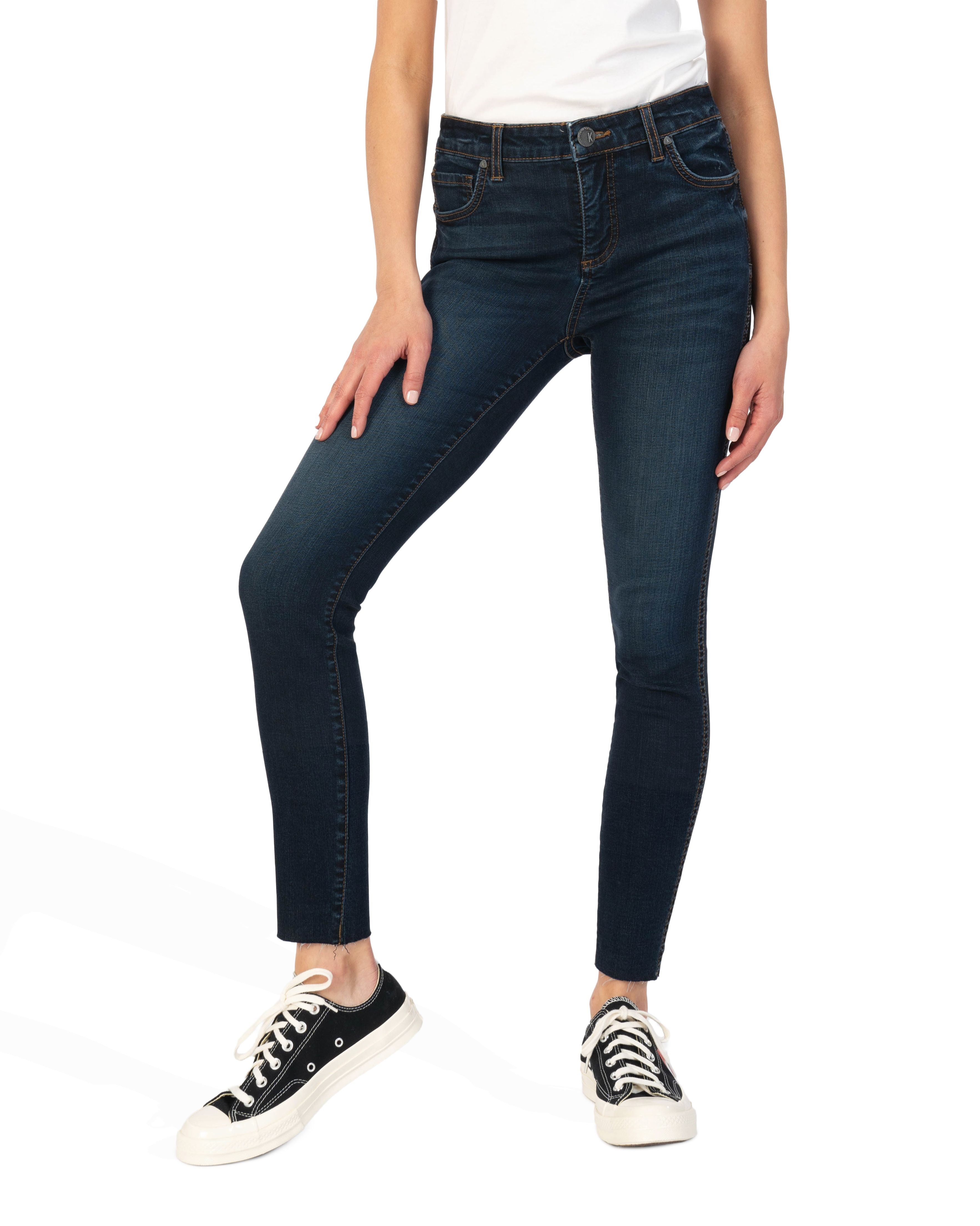 Connie High Rise Fab Ab slim Fit Ankle Skinny (Alter Wash)