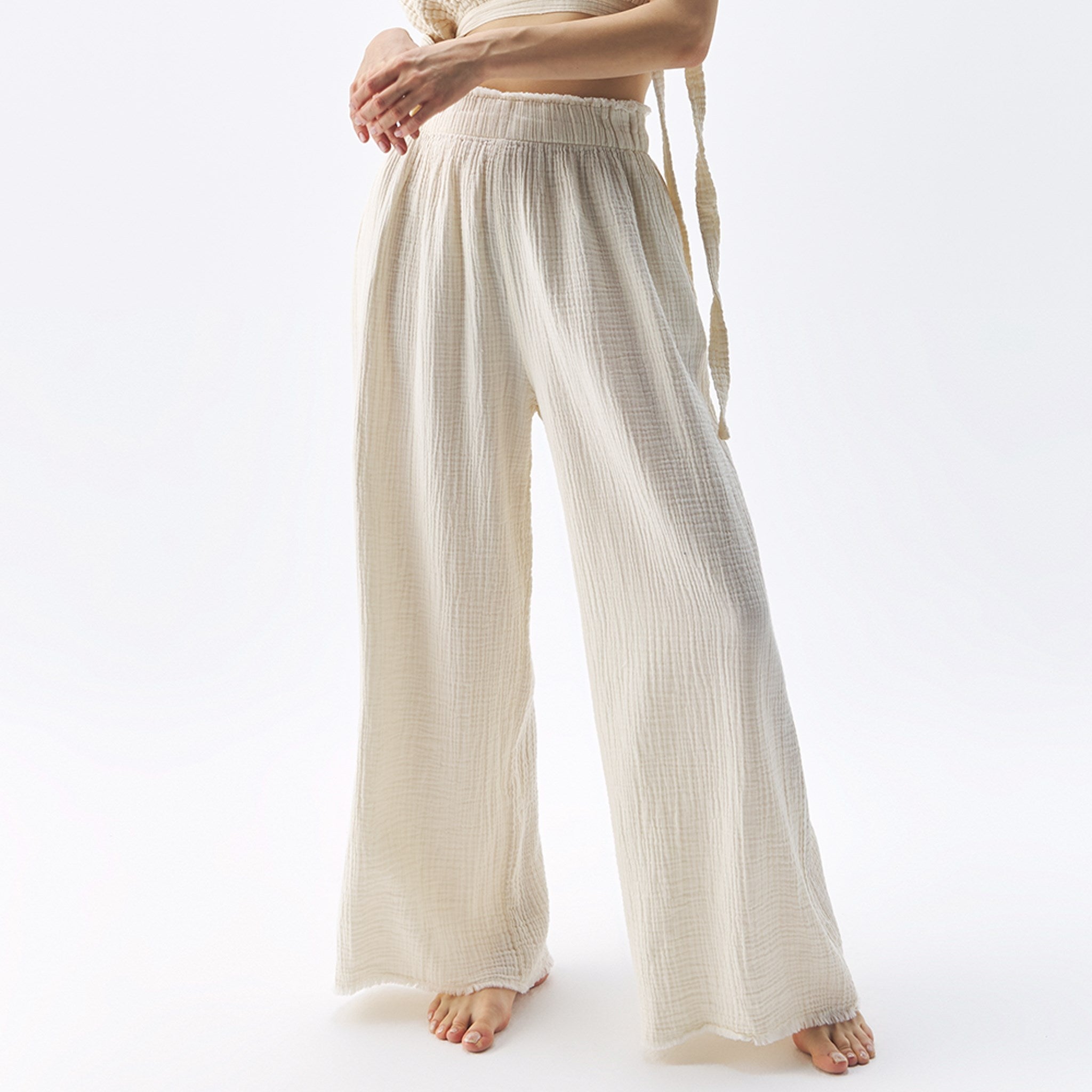 Crinkle Palazzo Pant - One size