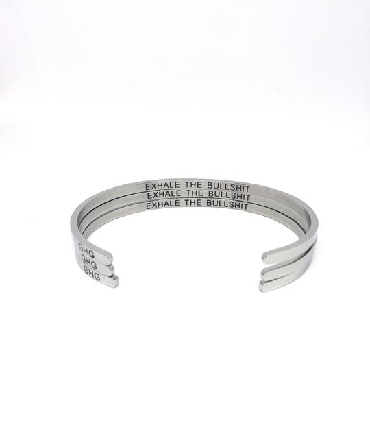 Exhale The Bullshit Bracelet