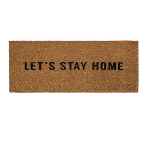Let's Stay Home Doormat