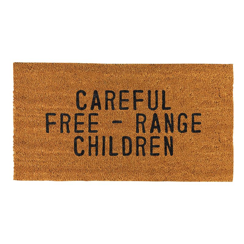 Careful Free - Range Children Door Mat