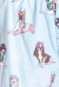 Hippie Dog Flannel PJ Set