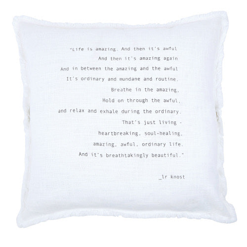 Life Is Amazing - Euro Pillow