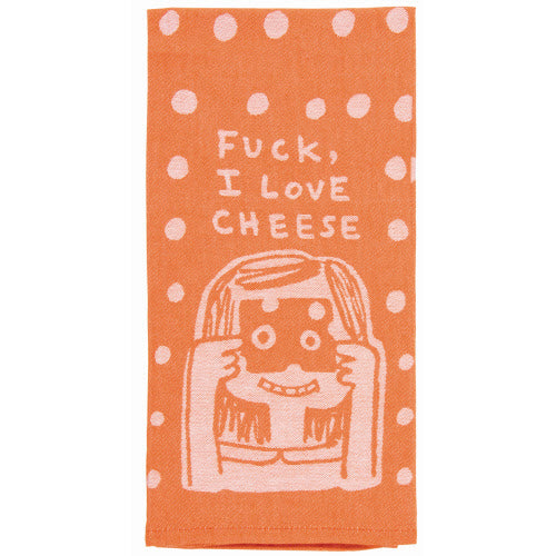 Fuck I Love Cheese Dish Towel